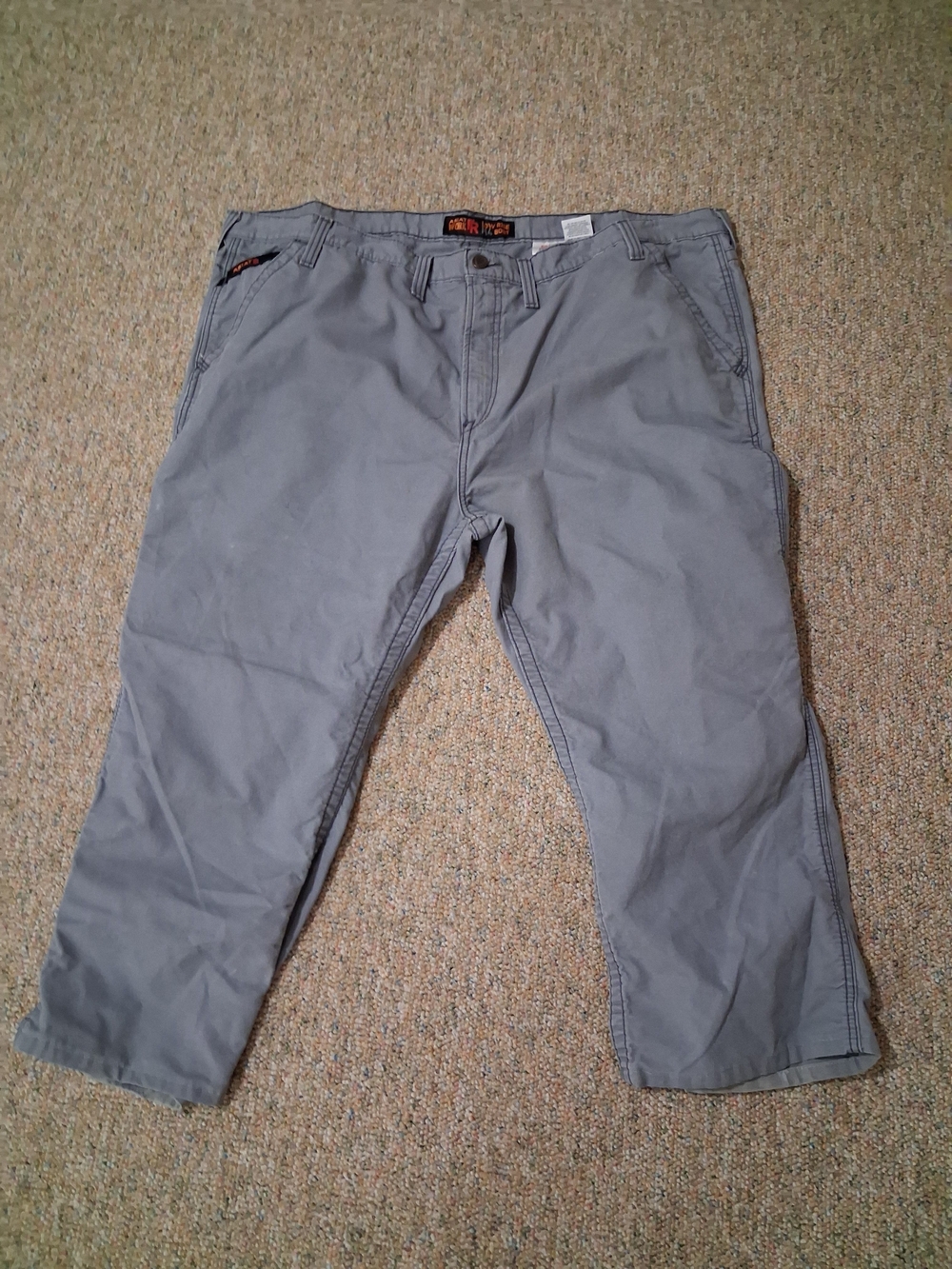 Ariat Men's Gray Cargo Pants with Utility Pockets
